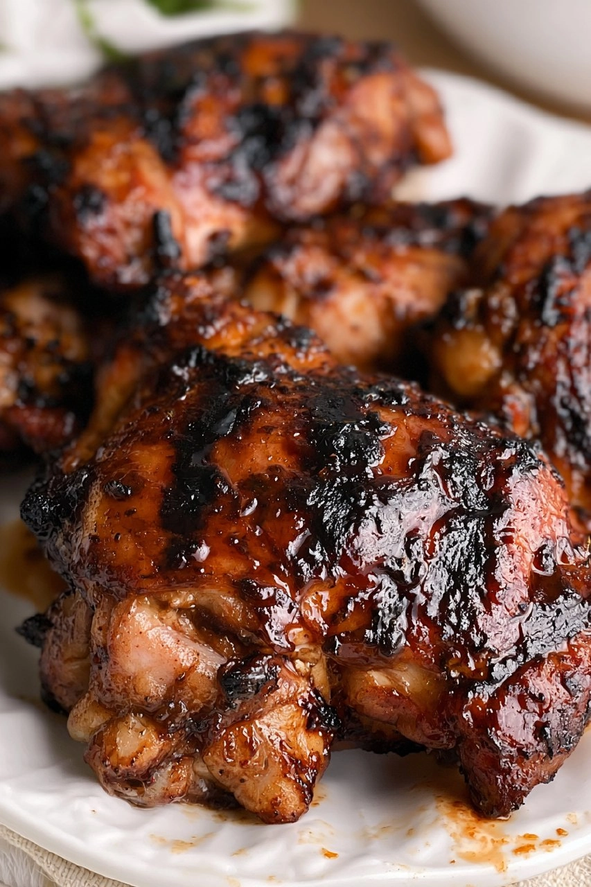 Huli Huli Grilled Boneless Chicken Thighs