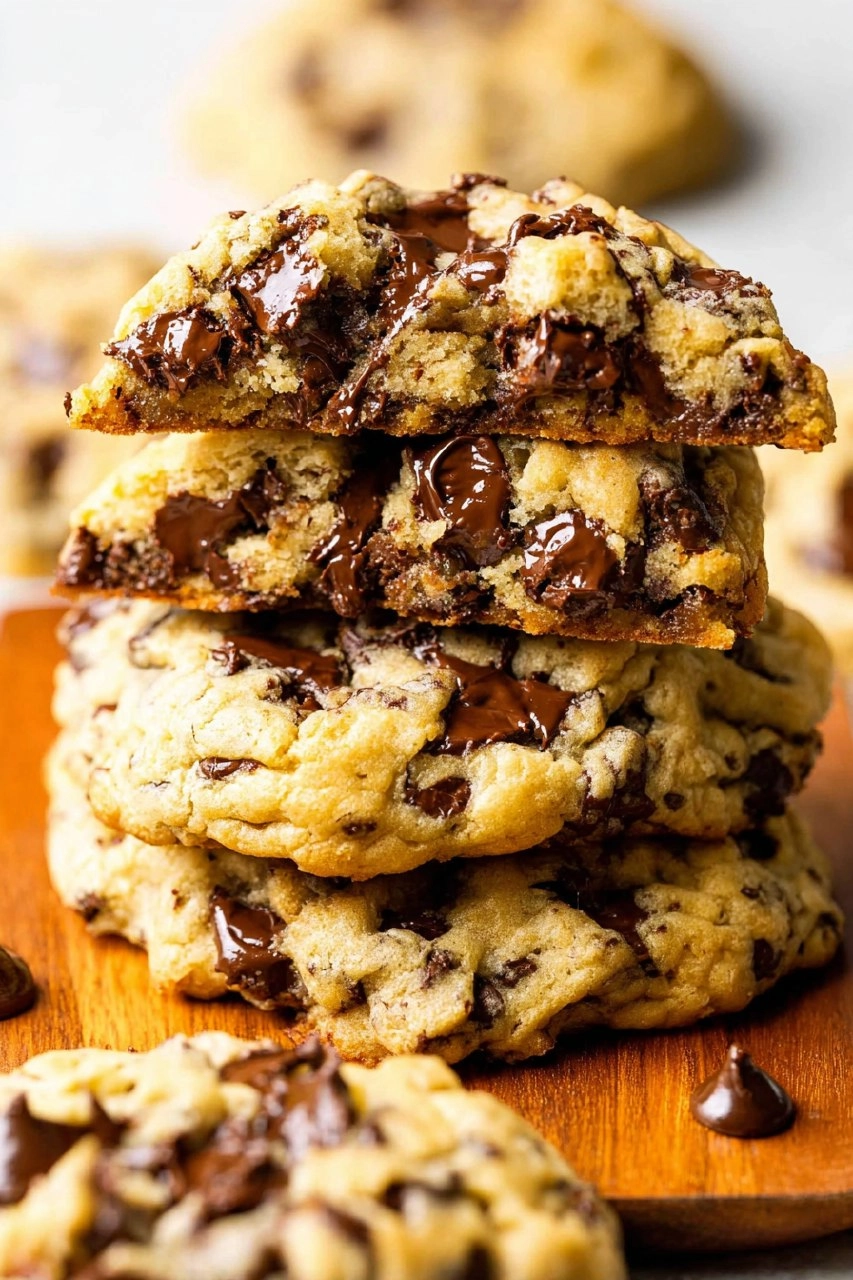 Levain Bakery Style Thick Chocolate Chip Cookies