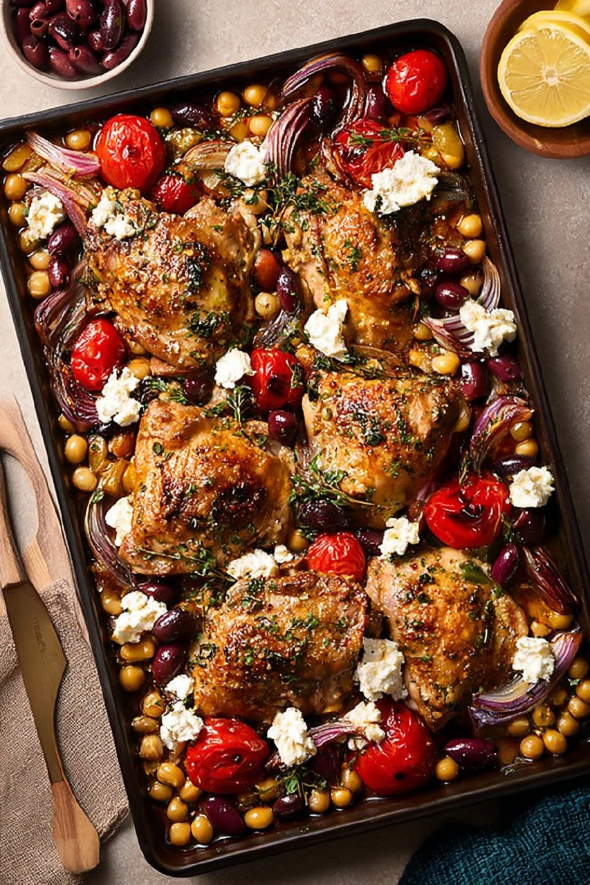Mediterranean Sheet Pan Chicken 117 Mediterranean Sheet Pan Chicken