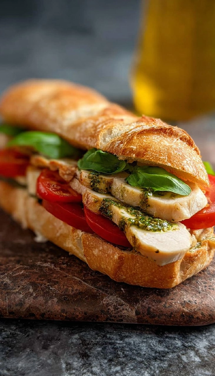 Pesto Chicken Sandwich 69 Pesto Chicken Sandwich