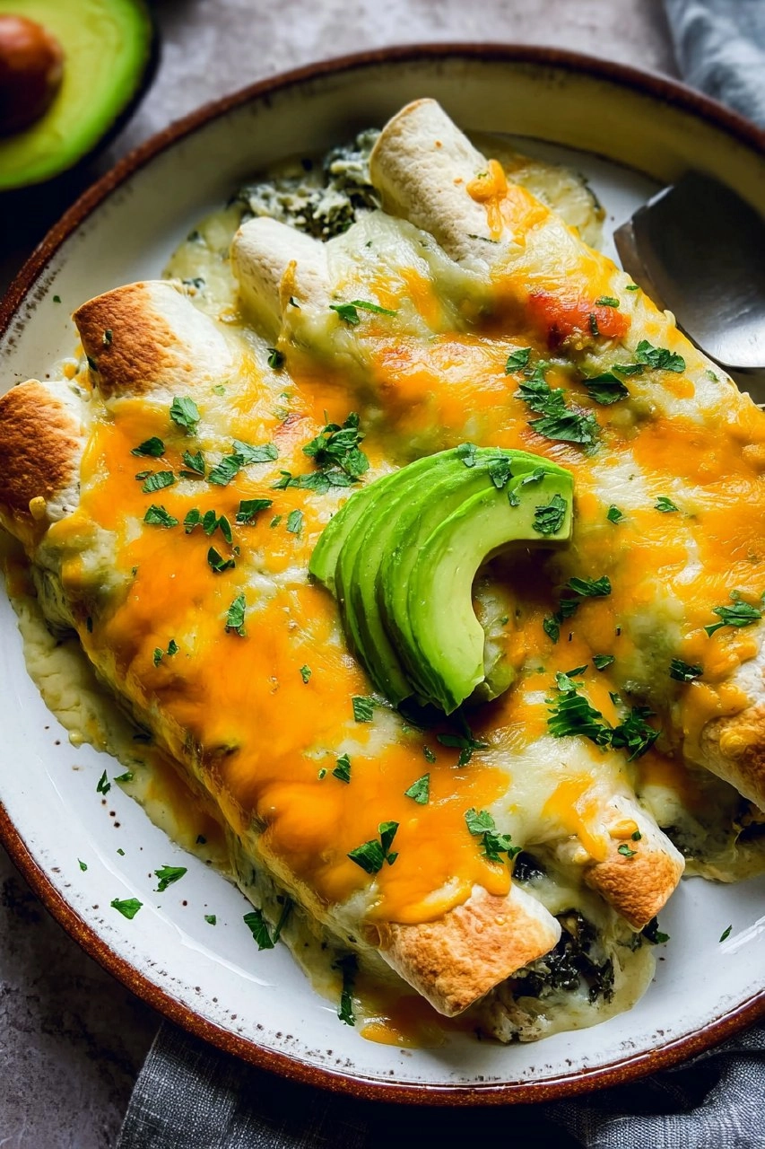 Poblano Chicken Enchiladas